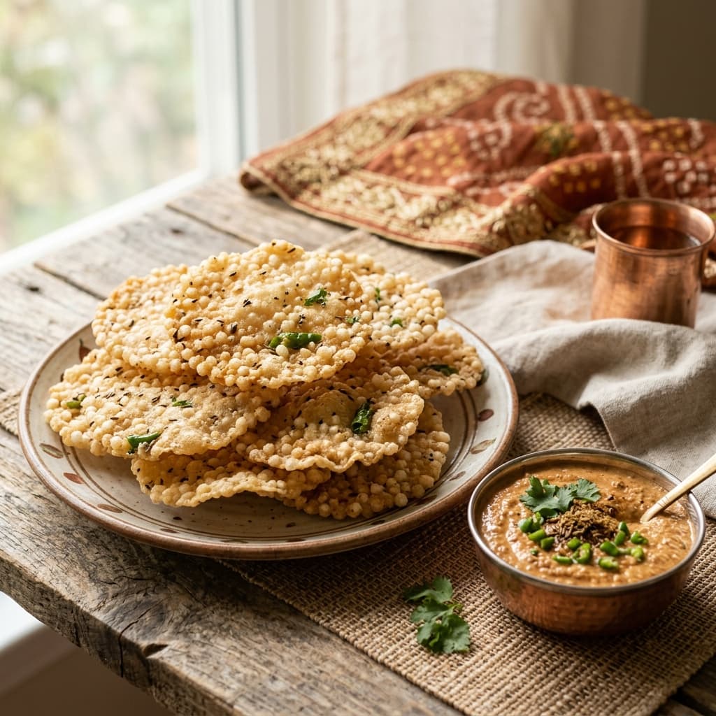 Fasting Made Easy with Sabudana Papadi